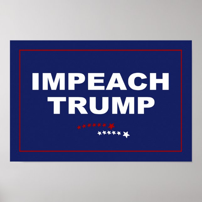 Affiche Impeach Trump (Devant)