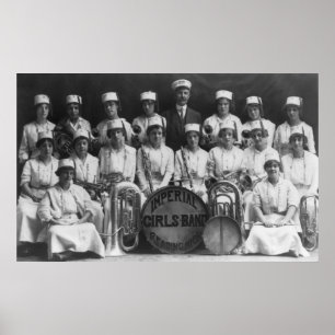 Affiche Imperial Girls Band : 1915