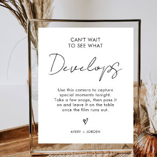 Affiche Impossible d'attendre de voir ce qui développe le