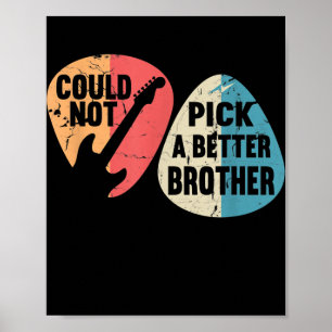 Affiche Impossible De Choisir Un T-shirt Meilleur Frère Gu