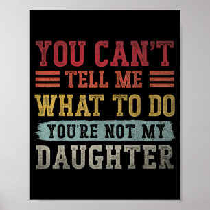 Affiche Impossible de dire quoi faire Fille pour hommes Pa