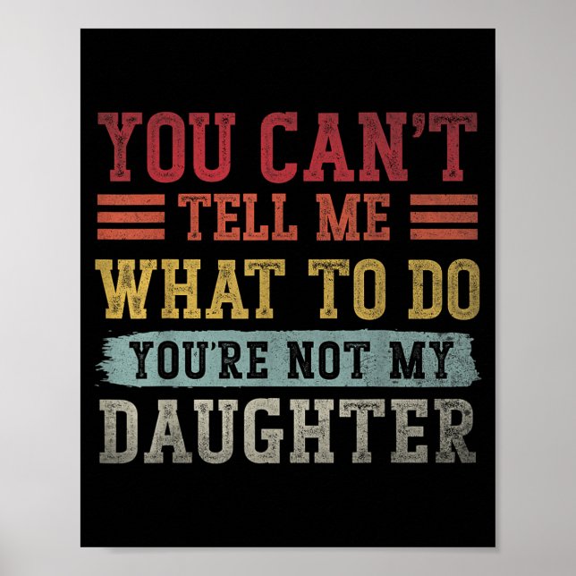 Affiche Impossible de dire quoi faire Fille pour hommes Pa (Devant)