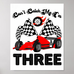 Affiche Impossible de m'attraper, j'ai trois ans 3e annive