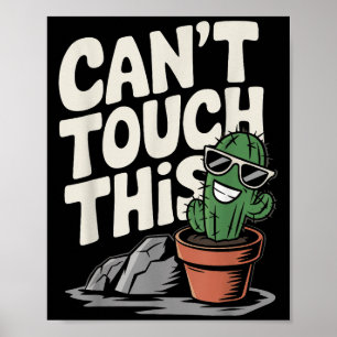 Affiche Impossible de toucher ce Cool Cactus