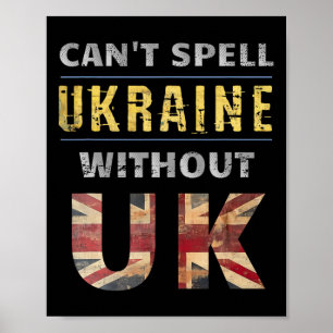 Affiche Impossible d'écrire Ukraine sans le soutien du Roy