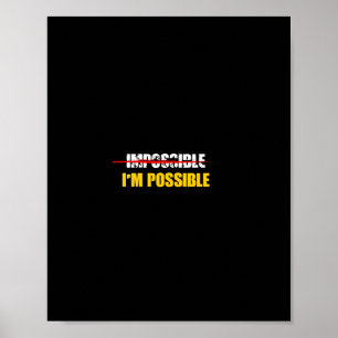 Affiche impossible je suis possible