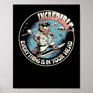 Affiche Impossible Tout Est Dans Votre Tête - Drôle Cosm