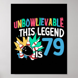 Affiche Impraticable Cette Légende Est 79 Bowling 79e Nais