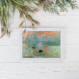 Affiche Impression, lever de soleil par Claude Monet