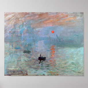 Affiche Impression, lever du soleil, Claude Monet