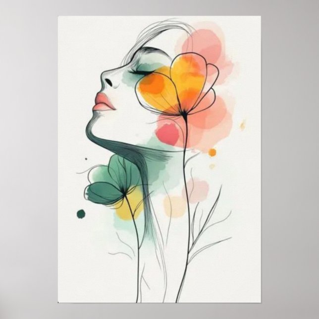 Affiche Impression, papier d'affiche de valeur (semi-brill (Devant)