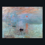 Affiche Impression, Sunrise, Claude Monet, 1872<br><div class="desc">Oscar-Claude Monet (14 novembre 1840 - 5 décembre 1926) était un peintre français, un fondateur de la peinture impressionniste française et le praticien le plus constant et le plus prolifique de la philosophie du mouvement d'exprimer ses perceptions avant la nature, surtout en ce qui concerne la peinture en plein air...</div>