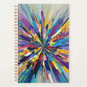 Affiche impressionnante design d'art abstrait