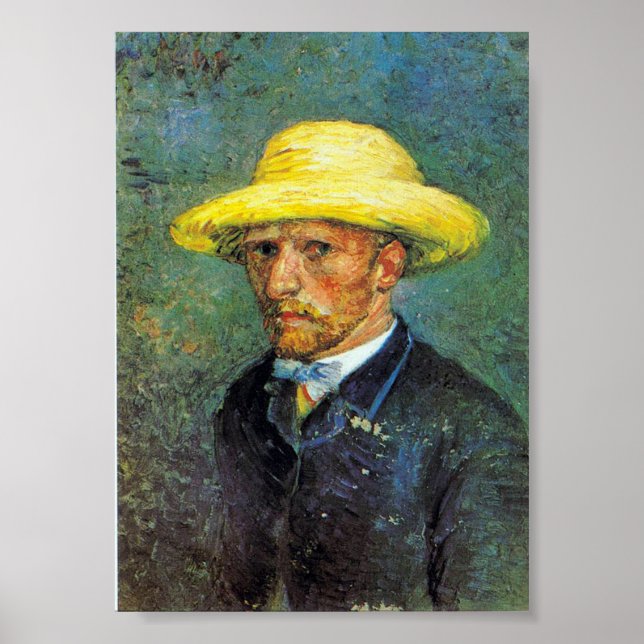 Affiche Impressionnisme Vincent Van Gogh Autoportrait Famo (Devant)