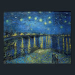 Affiche Impressionnisme Vincent Van Gogh Starry Nuit<br><div class="desc">Impressionnisme Vincent Van Gogh Starry Night Over the Rhone Peinture présente un excellent exemple d'art. Cet impressionnisme Vincent Van Gogh Starry Night Over the Rhone Painting reflète l'essence de l'artiste et la période créée en. Parfait pour les amateurs d'art de tous âges, notre impressionnisme Vincent Van Gogh Starry Night Over...</div>