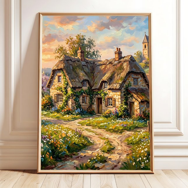 Affiche Impressionniste Toile de Printemps Bavarois (Créateur téléchargé)