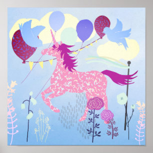 Affiche imprimable de la fête d'anniversaire de la