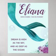 IMPRIMANTE DE NURSERT MERMAID