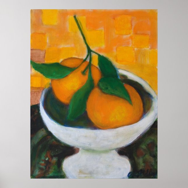 Affiche Imprimante Toile Oranges (Devant)