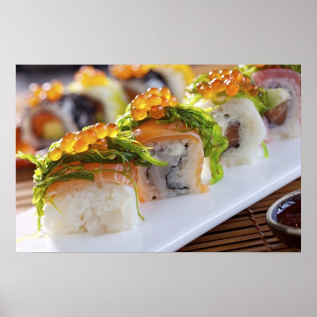 Affiche Imprimantes d'affiche de sushi (Devant)