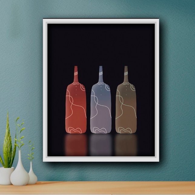 Affiche Imprimantes d'affiches scandinaves minimalistes si (Créateur téléchargé)