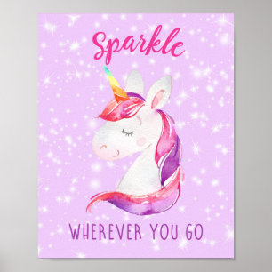 Affiche Imprimantes d'affiches Unicorn (Étincelle Où Que V