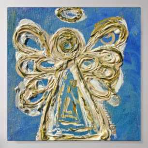 Affiche Imprimantes d'art de l'affiche Blue Guardian Angel