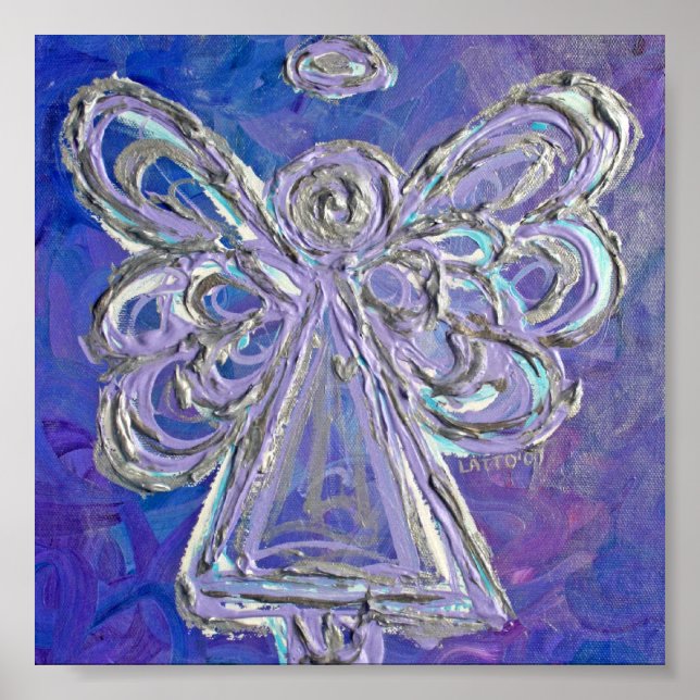 Affiche Imprimantes d'art de l'affiche violet Guardian Ang (Devant)