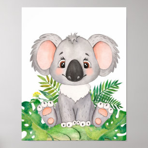 Affiche Imprimantes pour bébé animal pour pépinière, affic