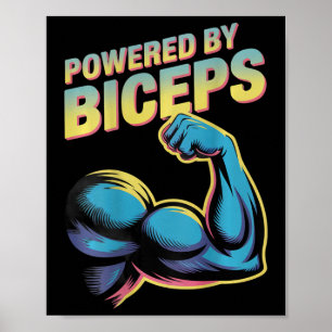 Affiche Imprimé au dos Humour de gym amusant Prises de bic