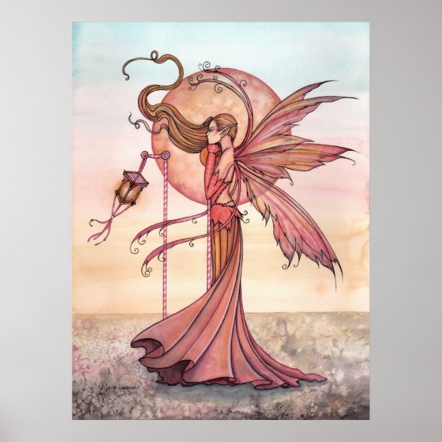 Affiche Imprimé d'art fantastique de la fée du soleil (Devant)