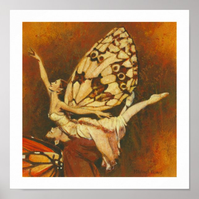 Affiche imprimé de couple fairy (Devant)