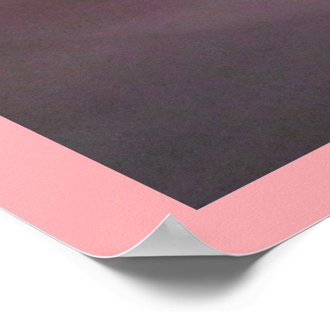 AFFICHE IMPRIMÉ DE POSAGE DE MARIAGE AVEC POÈME (Coin)