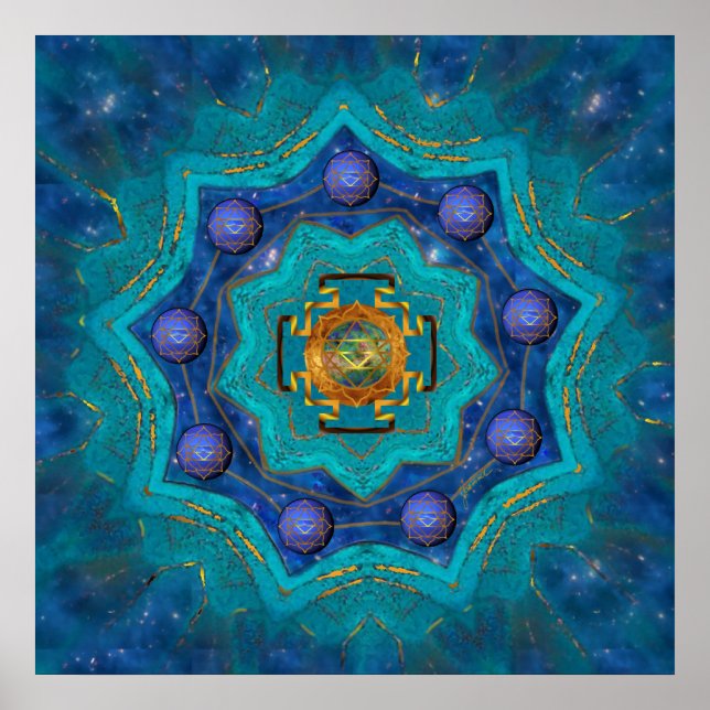 Affiche Imprimé Indira Star (Devant)