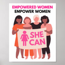 Imprimé mural 'Femmes autonomes, autonomisent les
