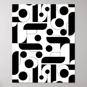 Affiche Imprimé noir et blanc, papier d'affiche de valeur