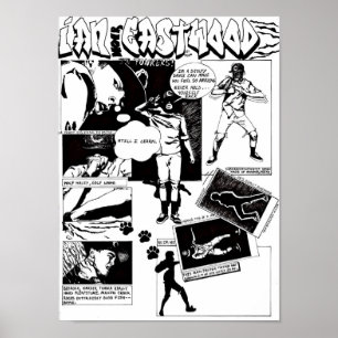 Affiche Imprimé officiel Ian Eastwood Comic Art