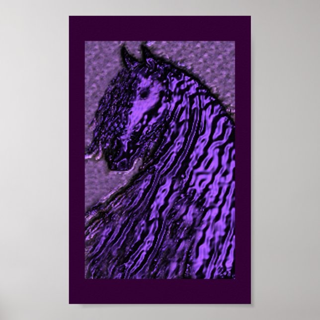 Affiche imprimé violet (Devant)