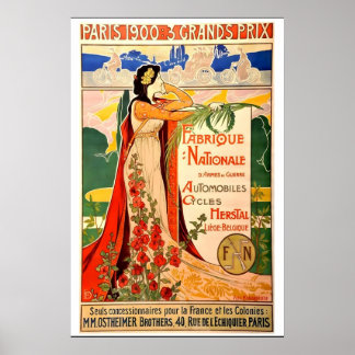 AFFICHE IMPRIMEE Grand Prix de l'Exposition de Par