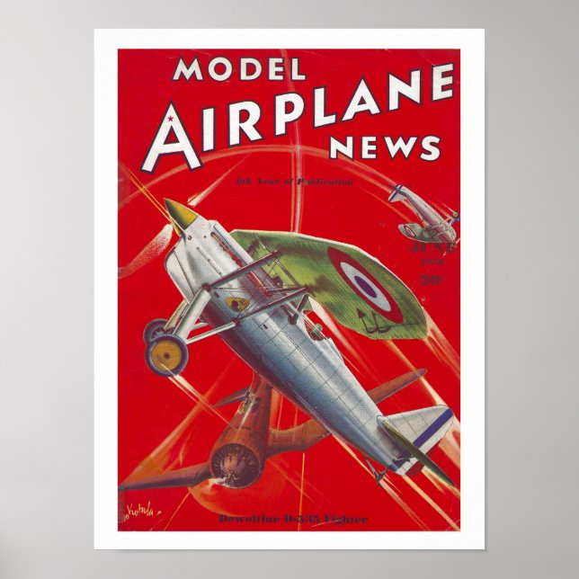 AFFICHE IMPRIMER 1936 ILLUSTRATION DE LA COUVERTURE MAG D' (Devant)