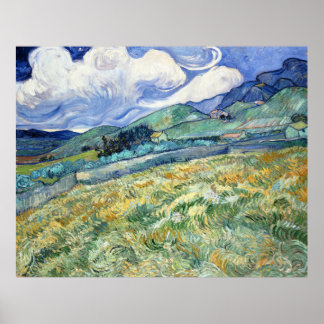Affiche IMPRIMER | 48x38 Van Gogh Paysage de Saint-Ré my