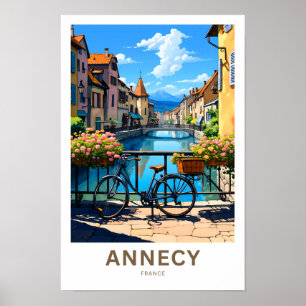 Affiche Imprimer Annecy France Travel