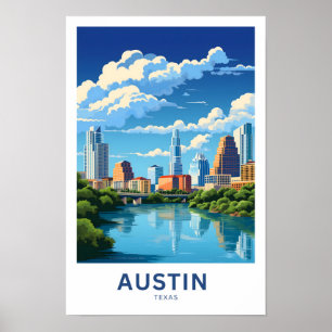 Affiche Imprimer Austin Texas Travel