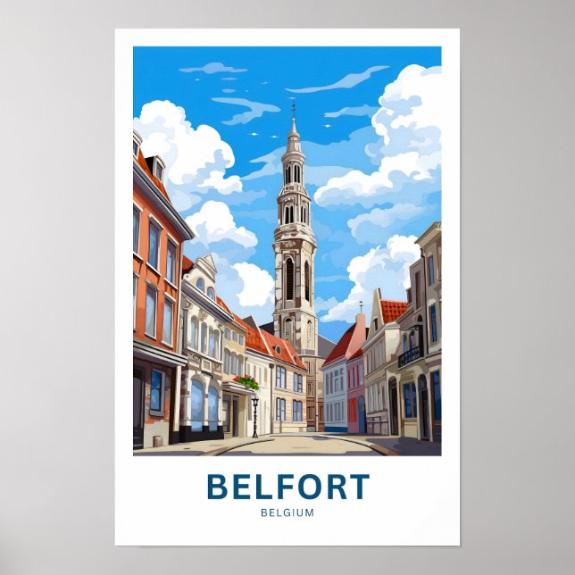 Affiche Imprimer Belfort Belgique (Devant)
