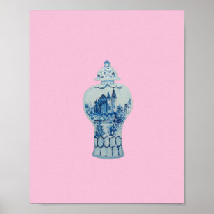 Affiche Imprimer Castle Blue and White Ginger Jar Art