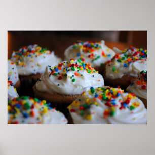 Affiche Imprimer Confetti Cupcakes