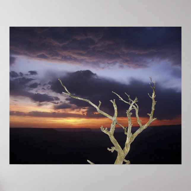 Affiche Imprimer - Coucher de soleil du Grand Canyon (Devant)