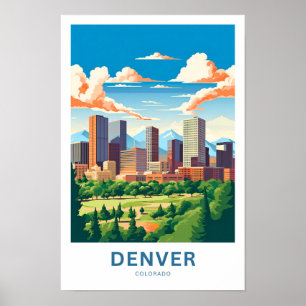 Affiche Imprimer Denver Colorado Travel
