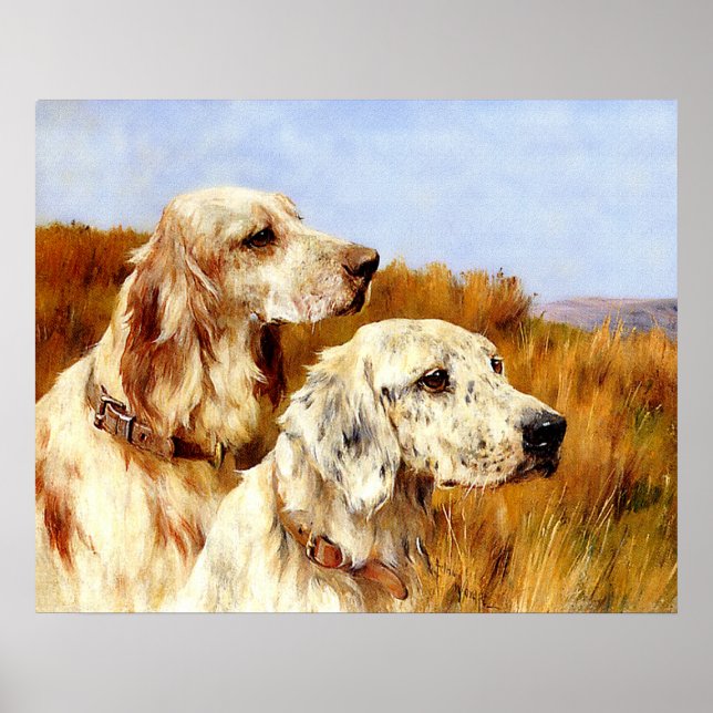 Affiche Imprimer : Deux réglages par Arthur Wardle (Devant)