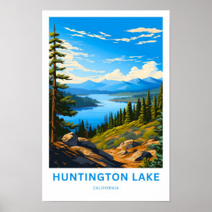 Affiche Imprimer Huntington Lake California Travel
